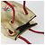 Borsa a Spalla LOEWE PVC Tela Oro Auth YKZ1213A D'oro - vista 6