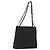 PRADA Borsa Tote in Catena di Plastica Nylon Nera Argento Auth 175266 Nero