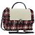 CHANEL Handtasche 25 Kette Tweed Mehrfarbig Silber CC Auth YKZ1266SAM