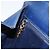 Borsa a Spalla Gancini in Pelle Salvatore Ferragamo Blu Navy Oro Auth YKZ1104 - vista 21