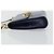 Borsa a Spalla Gancini in Pelle Salvatore Ferragamo Blu Navy Oro Auth YKZ1104 - vista 4