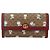 GUCCI Micro GG Supreme Doraemon Long Wallet PVC Beige Oro 647786 Auth 175793A Dorado - vista 13