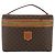 Céline Borsa a mano Vanity in tela Macadam CELINE PVC marrone oro Auth ka3955 D'oro - vista 13