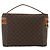 Céline Borsa a mano Vanity in tela Macadam CELINE PVC marrone oro Auth ka3955 D'oro - vista 2