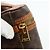 Céline Borsa a mano Vanity in tela Macadam CELINE PVC marrone oro Auth ka3955 D'oro - vista 9
