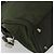 PRADA Borsa a mano in nylon khaki argento autentica 175996 Cachi - vista 15
