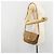 Céline Borsa a Spalla in Tela Macadam CELINE PVC Beige Oro Auth 175973 D'oro - vista 24
