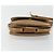 Céline Borsa a Spalla in Tela Macadam CELINE PVC Beige Oro Auth 175973 D'oro - vista 5