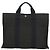 Hermès HERMES Handtasche Her Line MM Canvas Grau Silber Auth 121338 Braun - Ansicht 2