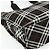 Borsa a mano Burberrys Nova Check Blue Label in nylon nero e argento Auth 176492 - vista 16