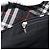 Borsa a mano Burberrys Nova Check Blue Label in nylon nero e argento Auth 176492 - vista 19