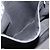 Borsa a mano Burberrys Nova Check Blue Label in nylon nero e argento Auth 176492 - vista 20