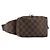 LOUIS VUITTON Borsa a Spalla Geronimos Damier Ebene N51994 LV Auth 157020