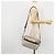 Borsa a Spalla Gancini in Nylon Grigio Argento Salvatore Ferragamo Auth 174380 Marrone - vista 23