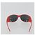 Gafas de sol CHANEL de plástico Rojo CC Auth ka3894A Roja - vista 3