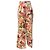 Adam Lippes Cream Multi Floral Wool / Silk Pants