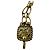 Collana lunga in oro decorata con turchese, perle, ametista e pietre verdi Chanel 2005 Multicolore - vista 6