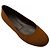 Marni Braune Stoffflats mit Rundspitze