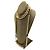 Collana Sautoir Lunga in Perle e Cristalli Jumbo Trasparenti Chanel Vintage 1981 Beige - vista 2