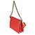 Coussin PM in pelle di agnello goffrata Monogram rossa Louis Vuitton Arancione - vista 2