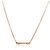 Collana Bar Fleur De Lis in Diamante in Oro Rosa Tiffany & Co.