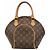 Louis Vuitton Ellipse PM Handbag Brown Beige Light brown