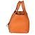 Hermès Arancione H Clemence Picotin Lock 18 PHW - vista 3