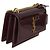 Borsa Sunset Small Monogram in vernice rosso vino Saint Laurent - vista 4