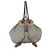 Chanel Rucksack aus grauem, gestepptem Kalbsleder In The Mix Braun - Ansicht 2