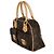 Borsa Manhattan PM in tela Monogram Louis Vuitton Marrone - vista 3