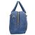 Borsa a Spalla Prada Mini Boston Vitello Phoenix in Blu - vista 4