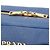 Borsa a Spalla Prada Mini Boston Vitello Phoenix in Blu - vista 8
