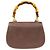 Borsa a Spalla Gucci Bamboo Marrone - vista 3