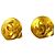 Orecchini a clip placcati in oro Chanel D'oro