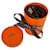 Bufanda de seda Twilly de Hermès Naranja