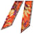 Bufanda de seda Twilly de Hermès Naranja - vista 7
