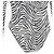 Body suit con stampa a zebra Dior di Galliano degli anni 2000 Bianco - vista 4