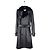 Saint Laurent AW20 Double-Breasted Shearling Leather Trench Coat