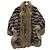 Seltene Vintage Yves Saint Laurent Kunstfell-Poncho Größe 38 Gebraucht