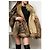 Seltene Vintage Yves Saint Laurent Kunstfell-Poncho Größe 38 Gebraucht - Ansicht 4