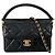 Borsa a mano in pelle nera trapuntata Chanel Nero - vista 2