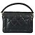 Borsa a mano in pelle nera trapuntata Chanel Nero - vista 4