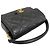 Borsa a mano in pelle nera trapuntata Chanel Nero - vista 6