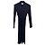 Courreges Black Ribbed Knit Dress