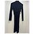Courreges Black Ribbed Knit Dress - view 4