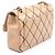 Borsa a spalla in pelle beige Wild Stitch di Chanel - vista 2