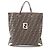 Borsa Tote Fendi Zucca Marrone Pelle e Nylon