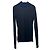 Courreges Courrèges Transparentes Schwarzes Polyester Top mit Rollkragen