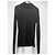 Courreges Courrèges Transparentes Schwarzes Polyester Top mit Rollkragen - Ansicht 3