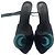 Mule Robert Clergerie design nero/turchese – tacco basso – ottime condizioni - vista 2